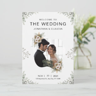 Convite Moderno para Casamento de Cinzas com Marca