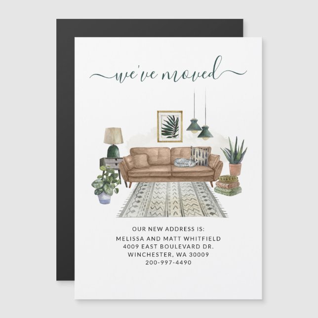 Convite Movimentamos o Anúncio de Movimentação de Novo End (Frente/Verso)