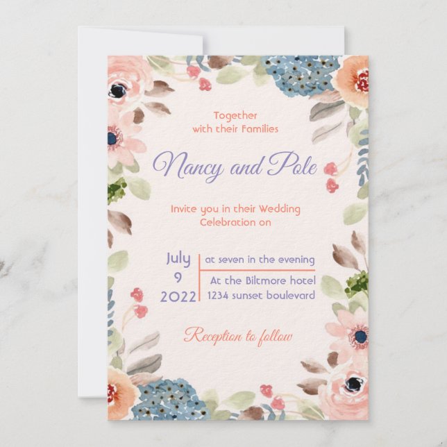 Convite muito especial colorido (Frente)