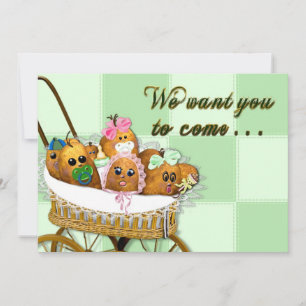 CONVITE - MÚLTIPLOS OBJETIVOS - ESPUNHOS DE BEBÊ D