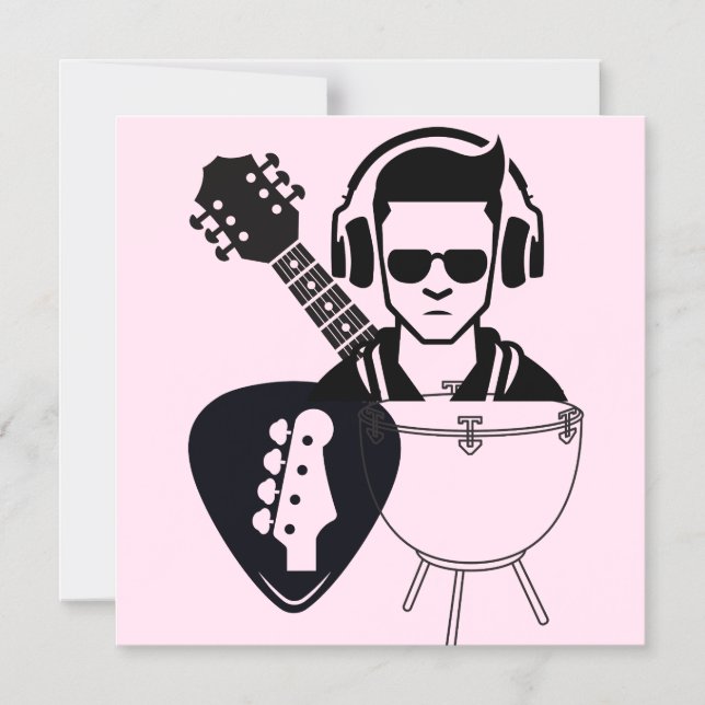 Convite Música em Abundância (Frente)