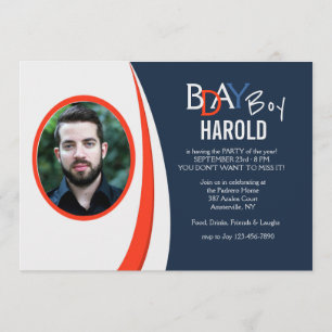 Convite na moda da foto