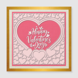 Convite Na moda Elegante cor-de-rosa