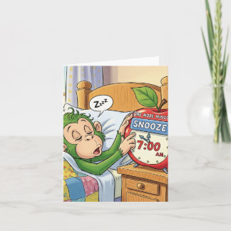 Convite Não Hoje, Alarme - Modo Macaco Sonolento 💤 🙈