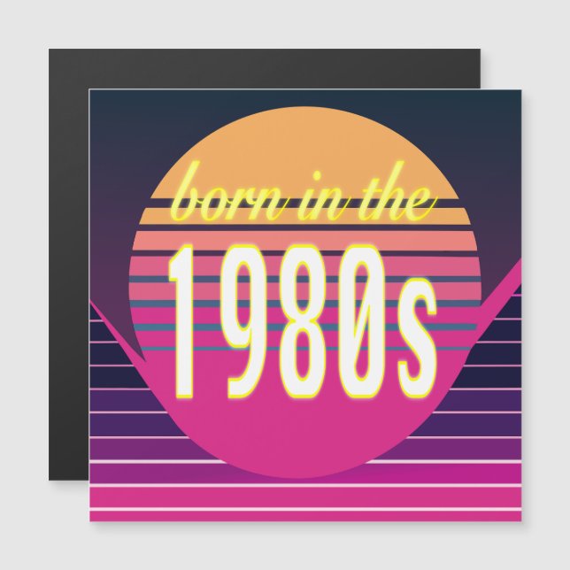 Convite Nascidos na década de 1980, Geração Y, Geração X,  (Frente/Verso)