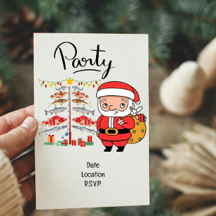 Convite Natal com o Papai Noel