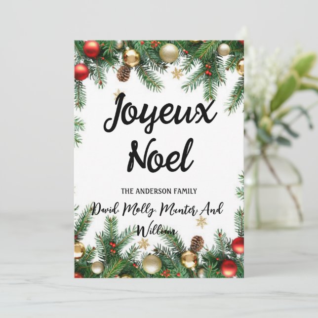 Convite Natal maravilhoso e único (Em pé/Frente)