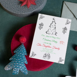 Convite Natal não fotográfico