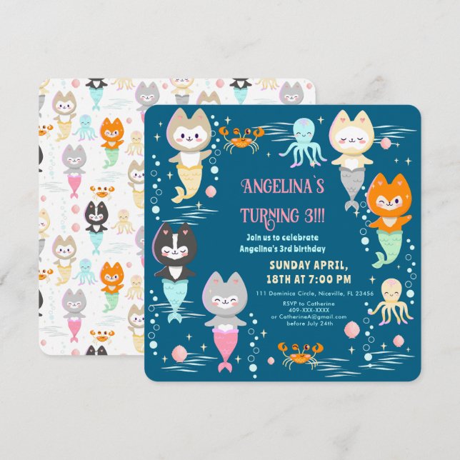 Convite Náutico Presente Aniversário. (Frente/Verso)