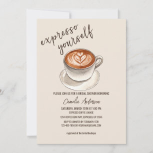 Convite Negrito Sans Serif expresse-se