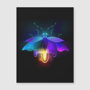 Convite Neon Firefly a preto