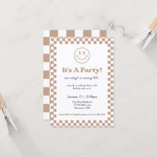 Convite Neutro Para Crianças De Rad