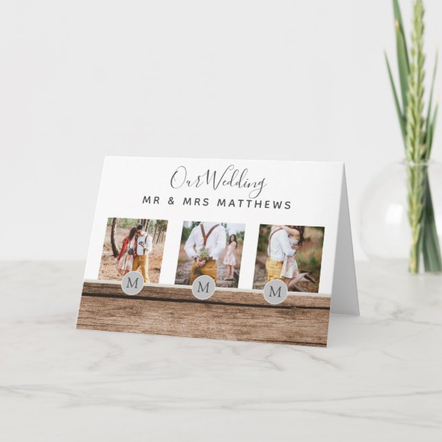 Convite NeWLYWEDS WEDDING (Frente)