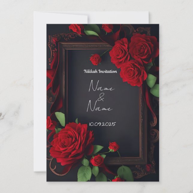 Convite Nikkah (Frente)