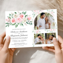 Noiva Floral Rosa Choque Código QR Tudo em Um Casa