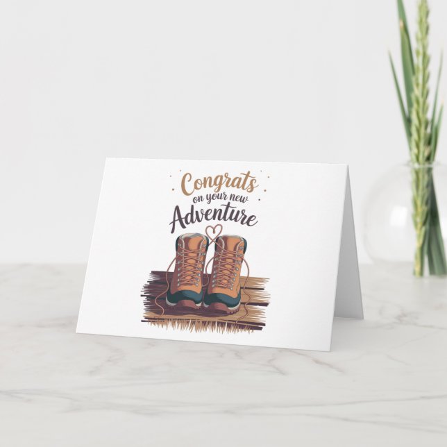 Convite Noivado De Casamento Parabéns Pela Sua Nova Aventu (Frente)