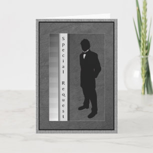 Convite Noivo de Casamento com Pedido Especial