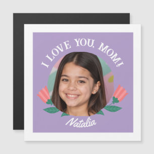 Convite Nome de Foto Personalizado Dia das Mães Eu Te Amo