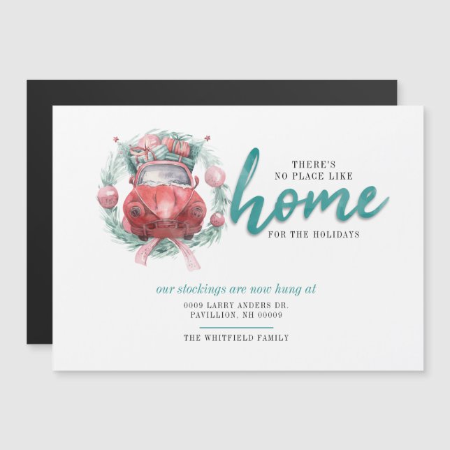 Convite Nós Mudamos Feriado Para Lar Anúncio (Frente/Verso)