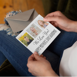 Convite Nós Te Amamos! Placa de dia de as mães