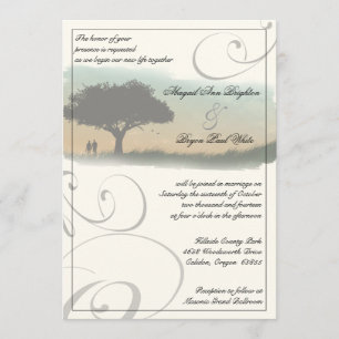 Convite novo do casamento do horizonte
