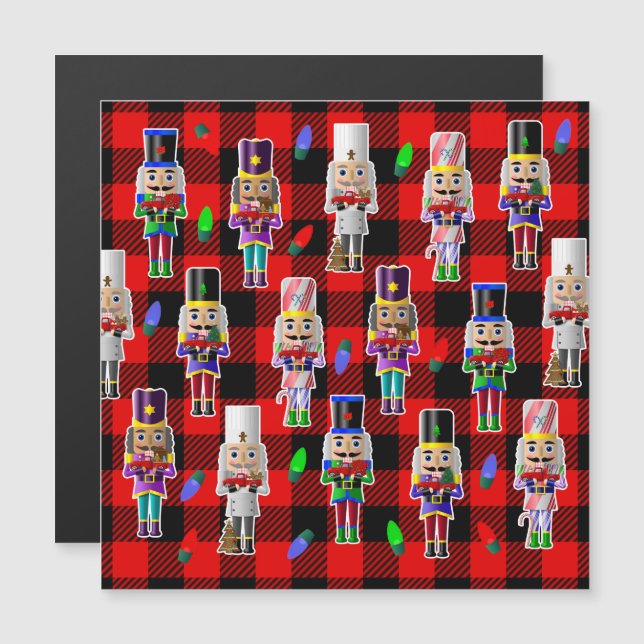 Convite Nozes de Natal com Pequenos Caminhões Vermelhos (Frente/Verso)