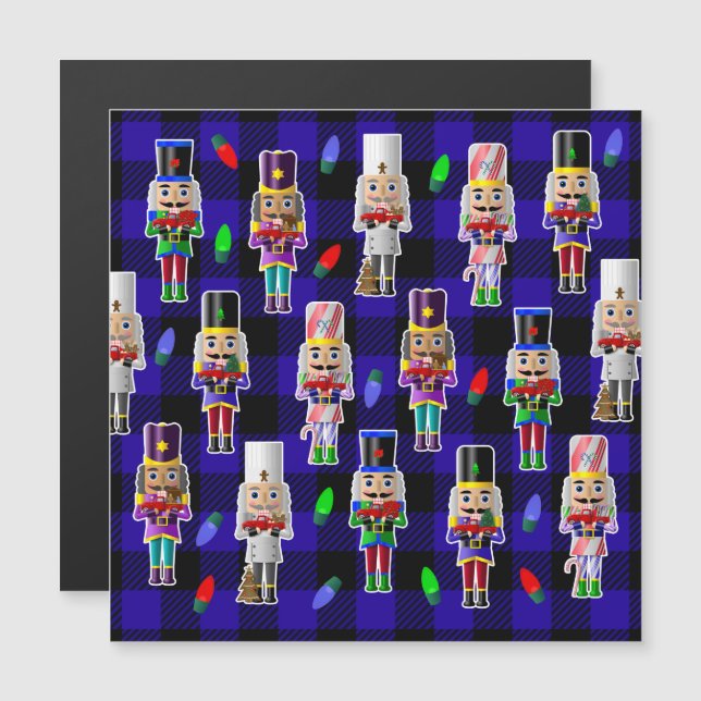 Convite Nozes de Natal com Pequenos Caminhões Vermelhos (Frente/Verso)