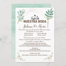 Convite Nuestra Boda
