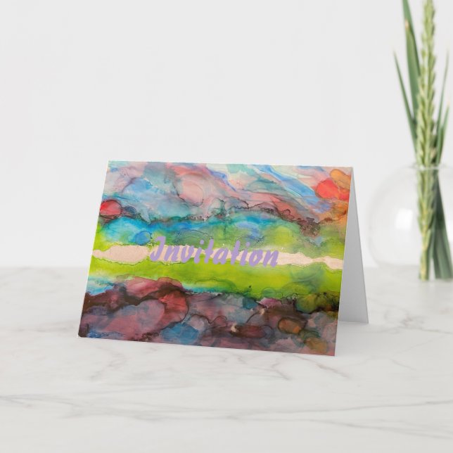 Convite Nuvem Vermelha  (Frente)