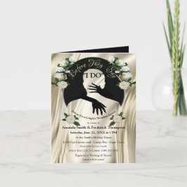 Convite O amor é tudo que há Chá de casamento