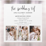 Convite O Casamento de Simples Minimalista<br><div class="desc">Elevem seus anúncios de casamento com o Simples Convite Magnético "Casamento de Minimalista". Esta design inovadora e quic combina o minimalismo moderno com a praticidade de um suporte magnético, criando uma manutenção na moda para seus convidados. A simplicidade do design adiciona um toque de sofisticação aos seus convites, enquanto a...</div>