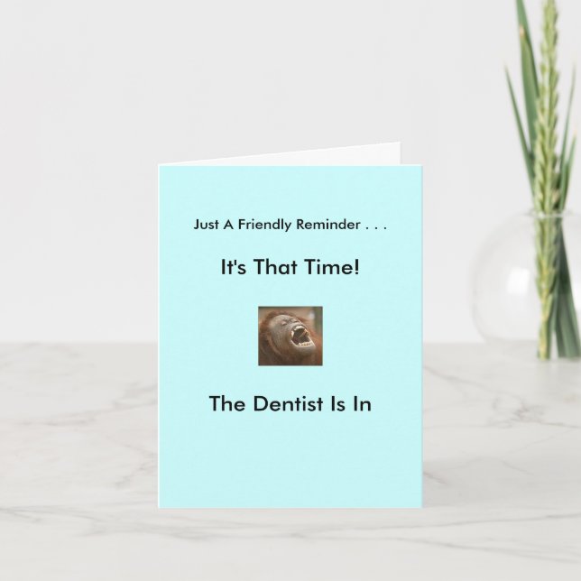 Convite O Dentista Está Aqui (Frente)