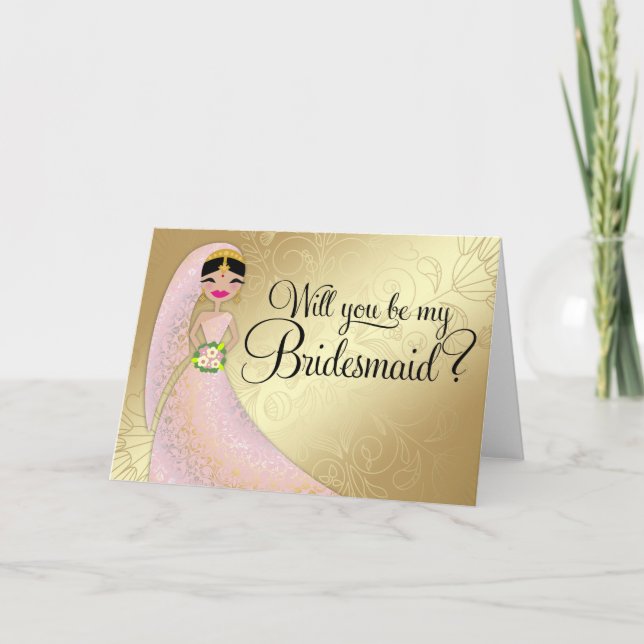 Convite O ornamentado do Henna 311 cora indiano (Frente)