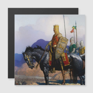 Convite "O Rei Edward Views a Batalha" por NC Wyeth