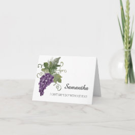 Convite O vinhedo | do vinho da aguarela seja minha dama