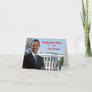 Convite Obama Inauguration Party Invitation