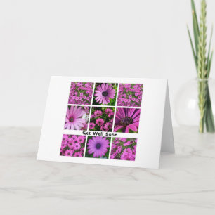 Convite Obtenha em breve um colag de fotografia rosa-marga