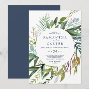 Convite ocasional do casamento das hortaliças do