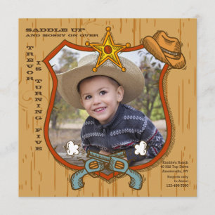 Convite ocidental da foto do quadro