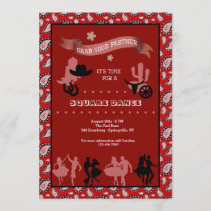 Convite ocidental dos dançarinos do país