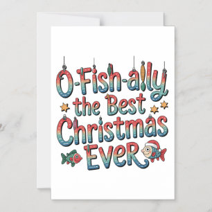 Convite Oficialmente o Melhor Natal de Pesca de Todos os T
