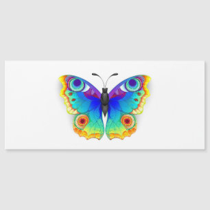 Convite Olho Peacock da Borboleta Arco-Íris