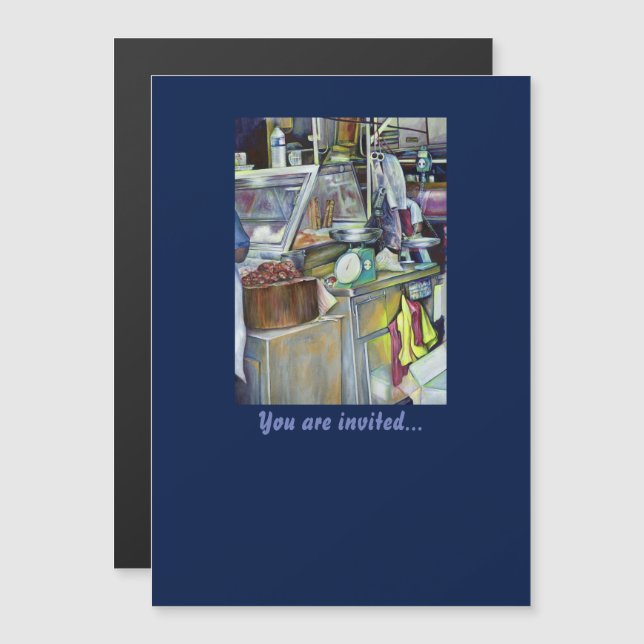 Convite Onde está o Curry Cabeça de Peixe? Singapura (Frente/Verso)