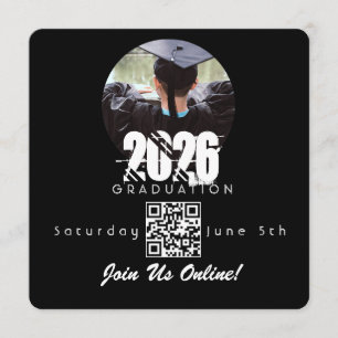 Convite Online de Formatura QR Code 2026