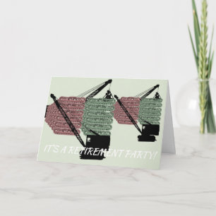 Convite Operating Engineer Retirement Party Invitation