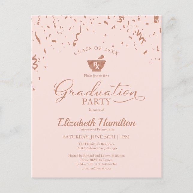 Convite Orçamental do Partido de Farmácia de Morta (Frente)