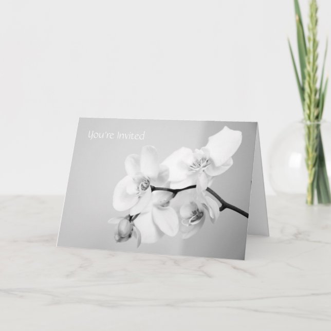 Convite Orquídea solicitada (Frente)