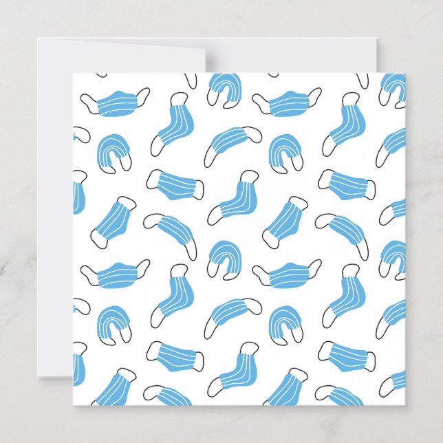 Convite Padrão de máscara médica (Frente)