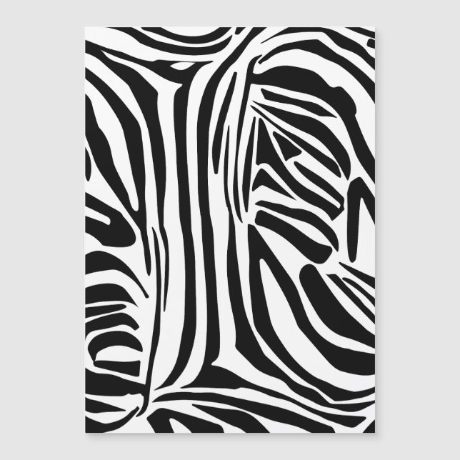Convite Padrão de zebra (Frente)