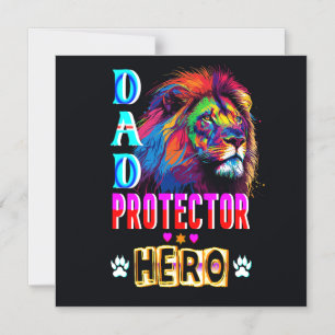 Convite Pai Protetor Herói